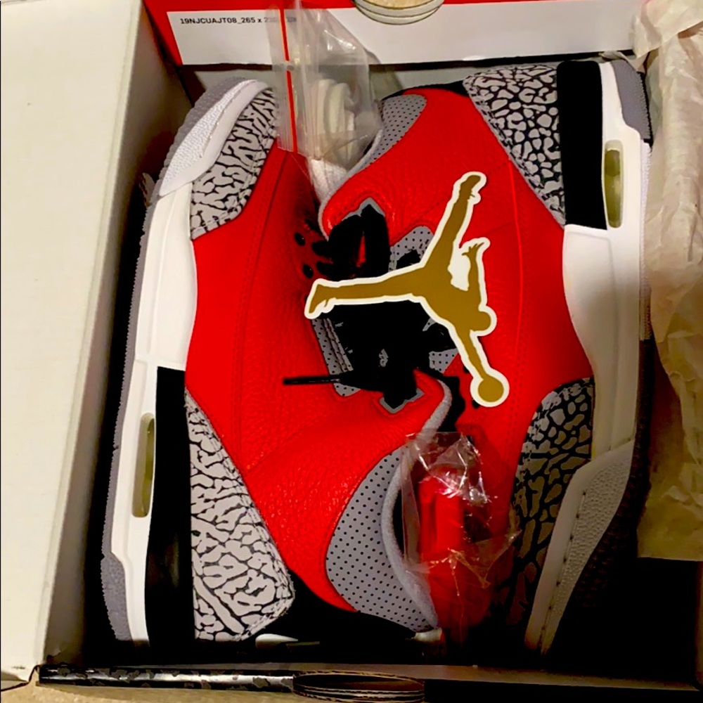 Air Jordan 3 retro fire reds